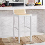 Tabouret de bar Saito bas en rotin - BST9501 - Safavieh