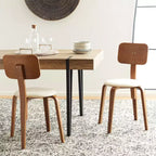 Chaises de salle à manger empilables rembourrées Jo (lot de 2) - DCH1010 - Safavieh