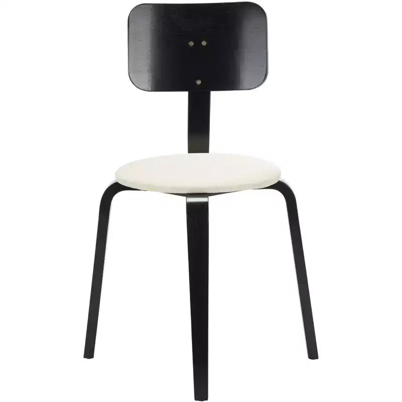Chaises de salle à manger empilables rembourrées Jo (lot de 2) - DCH1010 - Safavieh