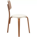 Chaises de salle à manger empilables rembourrées Jo (lot de 2) - DCH1010 - Safavieh