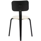 Chaises de salle à manger empilables rembourrées Jo (lot de 2) - DCH1010 - Safavieh