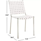 Chaise de salle à manger tissée Wesson (lot de 2) - DCH3005 - Safavieh