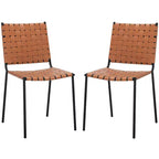 Chaise de salle à manger tissée Wesson (lot de 2) - DCH3005 - Safavieh