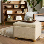 Upholstered Storage Ottoman - Hearth & Hand with Magnolia