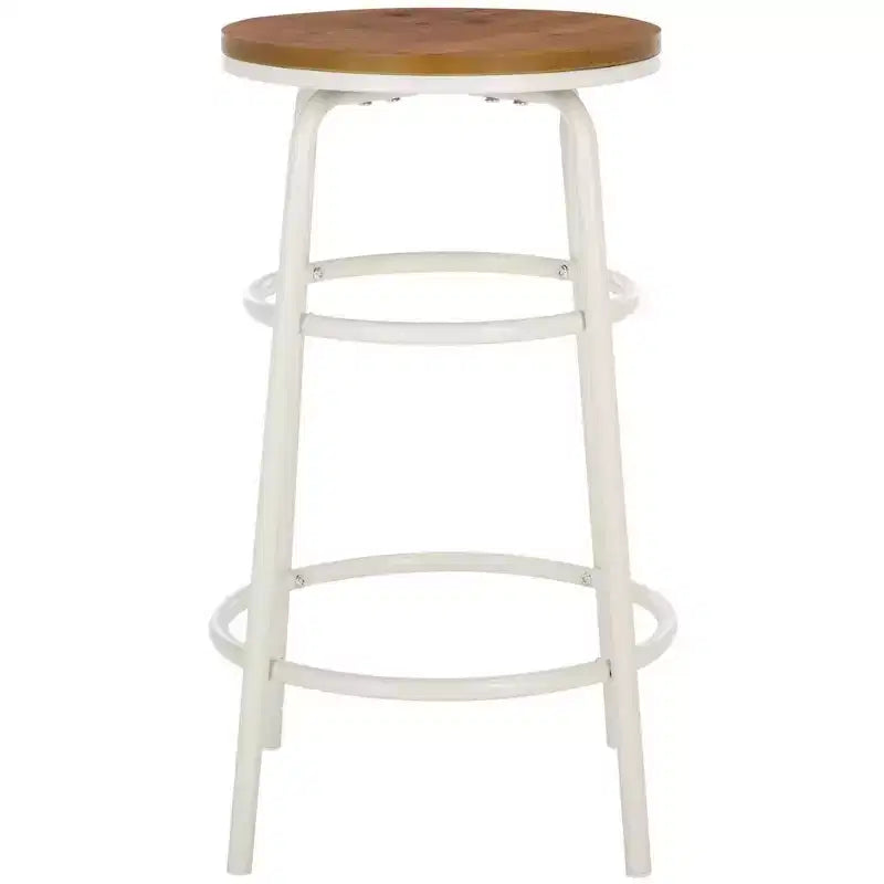 Ford Counter Stool - BST2501 - Natural Brown/White - Safavieh
