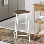 Tabouret de comptoir Ford - BST2501 - Marron naturel/Blanc - Safavieh