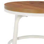 Tabouret de comptoir Ford - BST2501 - Marron naturel/Blanc - Safavieh