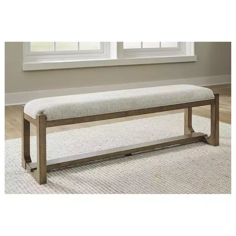 Banc de salle à manger Cabalynn Farmhouse 63 de Signature Design by Ashley, brun clair