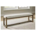 Banc de salle à manger Cabalynn Farmhouse 63 de Signature Design by Ashley, brun clair