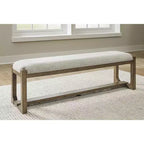 Banc de salle à manger Cabalynn Farmhouse 63 de Signature Design by Ashley, brun clair