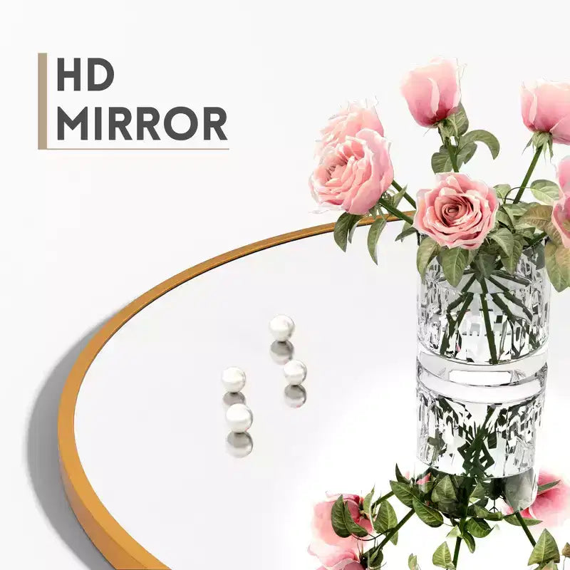 Miroir Mural Complet Dovelina Modern Arch avec Cadre en Alliage d'Aluminium Grand Format