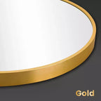Miroir Mural Complet Dovelina Modern Arch avec Cadre en Alliage d'Aluminium Grand Format