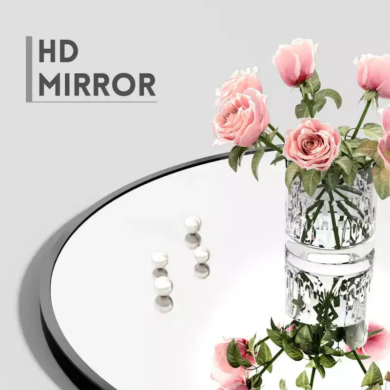 Miroir Mural Complet Dovelina Modern Arch avec Cadre en Alliage d'Aluminium Grand Format