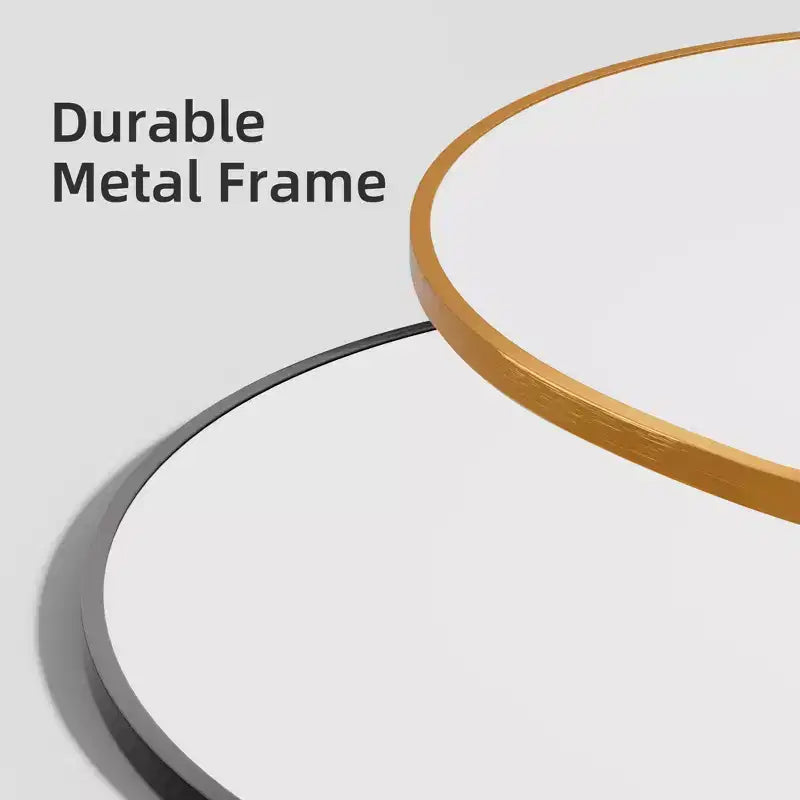 Miroir Mural Complet Dovelina Modern Arch avec Cadre en Alliage d'Aluminium Grand Format