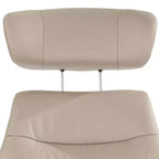 Fauteuil inclinable moderne en similicuir Bruce Mushroom BenchMaster avec repose-pieds, inclinable manuel ergonomique et pivotant pour chambre à coucher