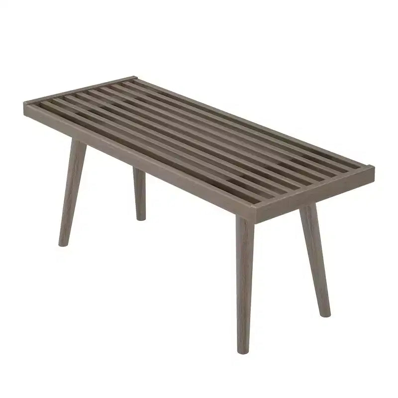 Banc d'entrée Plank+Beam, banc en bois massif pour chambre à coucher, couloir, porche, 105 cm