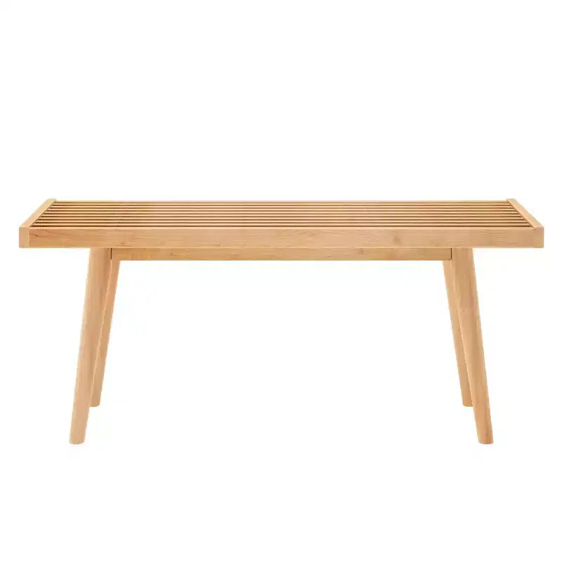 Banc d'entrée Plank+Beam, banc en bois massif pour chambre à coucher, couloir, porche, 105 cm