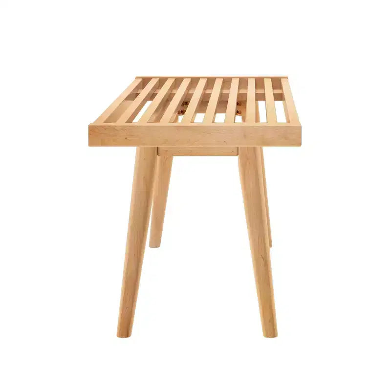 Banc d'entrée Plank+Beam, banc en bois massif pour chambre à coucher, couloir, porche, 105 cm