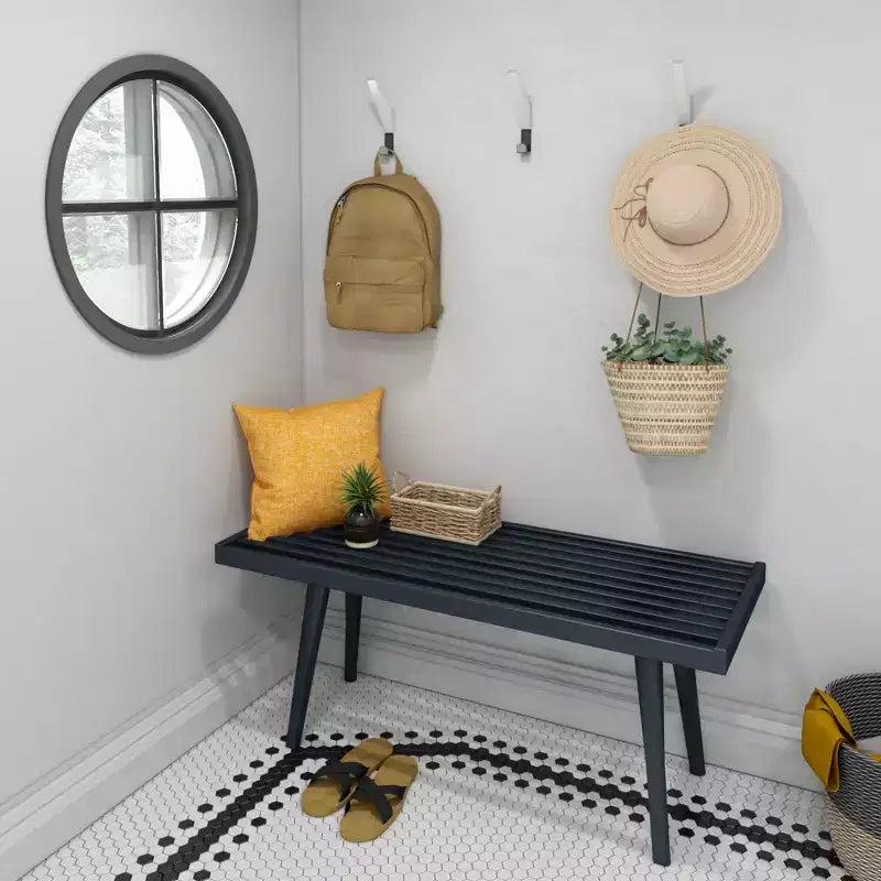Banc d'entrée Plank+Beam, banc en bois massif pour chambre à coucher, couloir, porche, 105 cm
