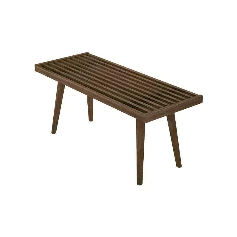 Banc d'entrée Plank+Beam, banc en bois massif pour chambre à coucher, couloir, porche, 105 cm