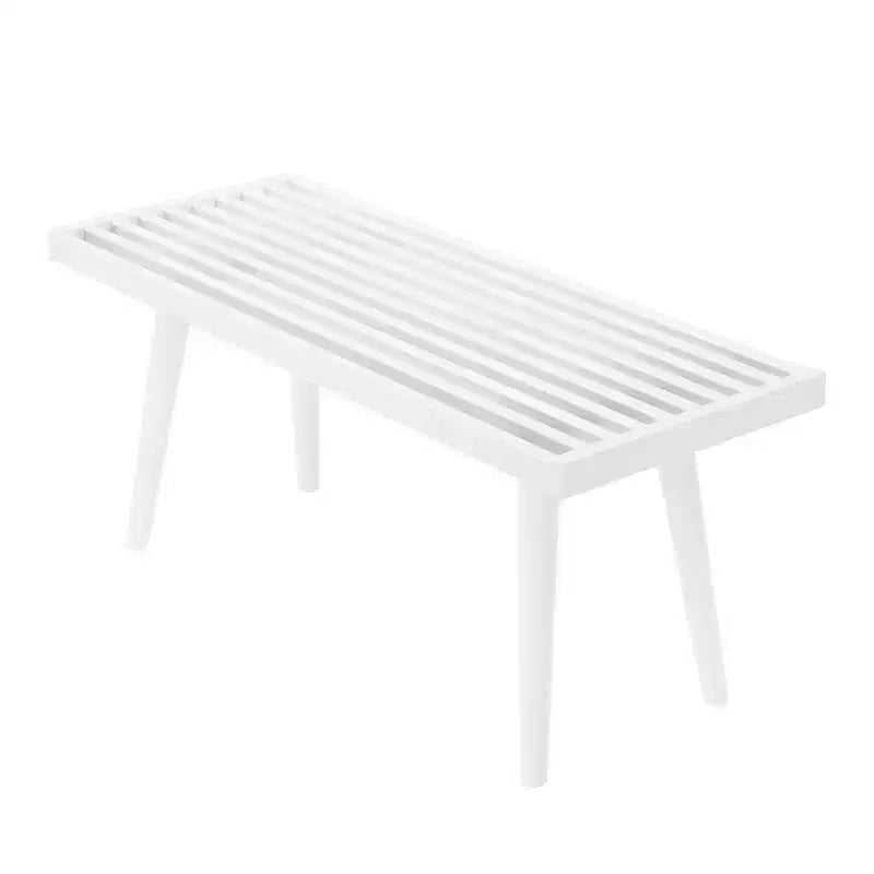 Banc d'entrée Plank+Beam, banc en bois massif pour chambre à coucher, couloir, porche, 105 cm