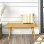 Banc d'entrée Plank+Beam, banc en bois massif pour chambre à coucher, couloir, porche, 105 cm