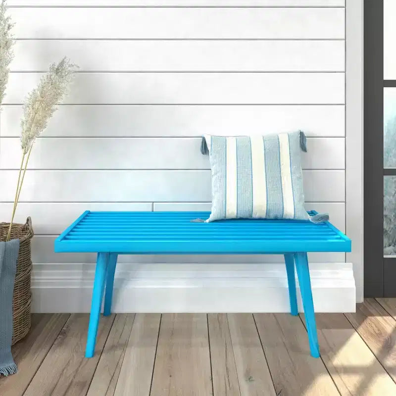 Banc d'entrée Plank+Beam, banc en bois massif pour chambre à coucher, couloir, porche, 105 cm