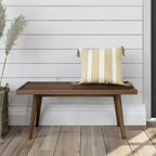 Banc d'entrée Plank+Beam, banc en bois massif pour chambre à coucher, couloir, porche, 105 cm