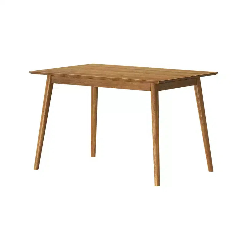 Table de salle à manger moderne du milieu du siècle Plank+Beam 48, table de cuisine et de salle à manger en bois massif pour 4 personnes