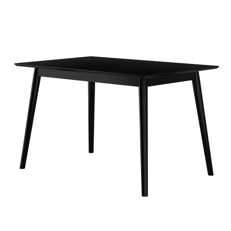 Table de salle à manger moderne du milieu du siècle Plank+Beam 48, table de cuisine et de salle à manger en bois massif pour 4 personnes