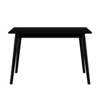 Table de salle à manger moderne du milieu du siècle Plank+Beam 48, table de cuisine et de salle à manger en bois massif pour 4 personnes