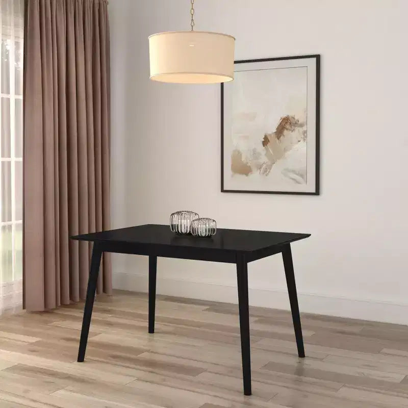Table de salle à manger moderne du milieu du siècle Plank+Beam 48, table de cuisine et de salle à manger en bois massif pour 4 personnes