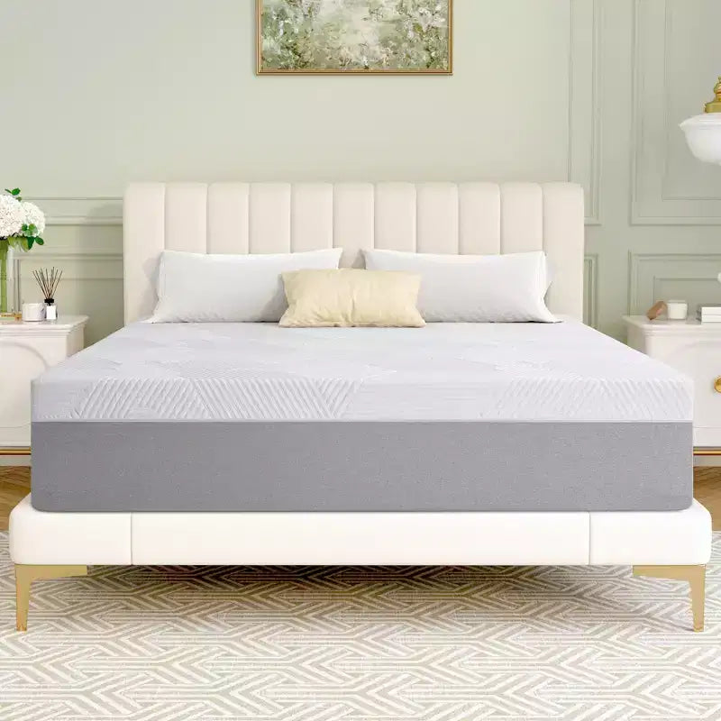 Matelas en mousse à mémoire de forme mi-ferme respirant Wuleitex 12 pouces