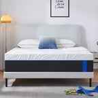 Matelas en mousse à mémoire de forme mi-ferme respirant Wuleitex 12 pouces