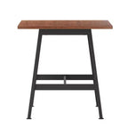 Table de salle à manger ou de jeu Emma et Oliver 60x30 avec plateau stratifié double face et piètement en acier robuste en forme de A
