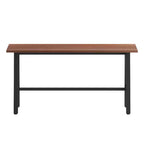 Table de salle à manger ou de jeu Emma et Oliver 60x30 avec plateau stratifié double face et piètement en acier robuste en forme de A