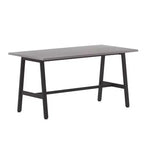Table de salle à manger ou de jeu Emma et Oliver 60x30 avec plateau stratifié double face et piètement en acier robuste en forme de A