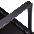 Table de salle à manger ou de jeu Emma et Oliver 60x30 avec plateau stratifié double face et piètement en acier robuste en forme de A