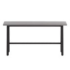 Table de salle à manger ou de jeu Emma et Oliver 60x30 avec plateau stratifié double face et piètement en acier robuste en forme de A