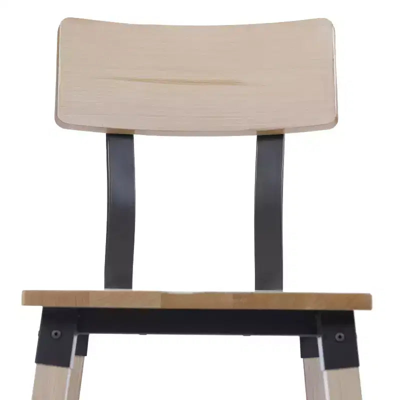 Chaises de salle à manger Merrick Lane avec supports en acier et repose-pieds - Lot de 2