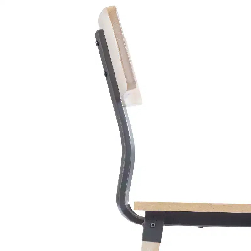 Chaises de salle à manger Merrick Lane avec supports en acier et repose-pieds - Lot de 2
