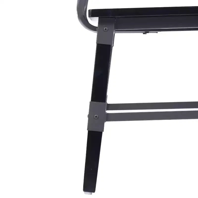 Chaises de salle à manger Merrick Lane avec supports en acier et repose-pieds - Lot de 2