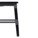 Chaises de salle à manger Merrick Lane avec supports en acier et repose-pieds - Lot de 2