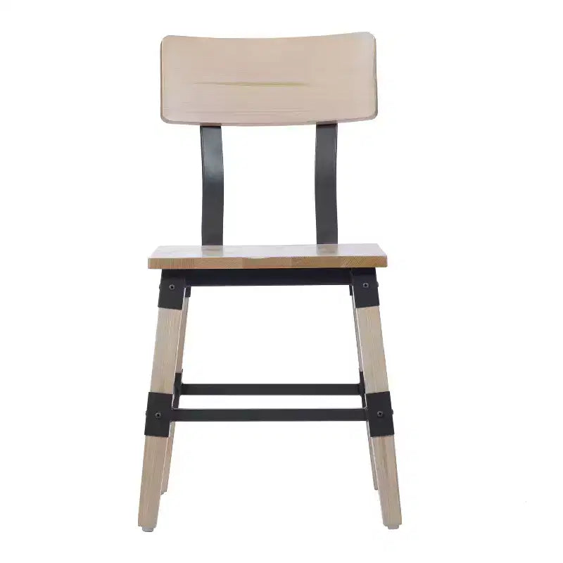 Chaises de salle à manger Merrick Lane avec supports en acier et repose-pieds - Lot de 2