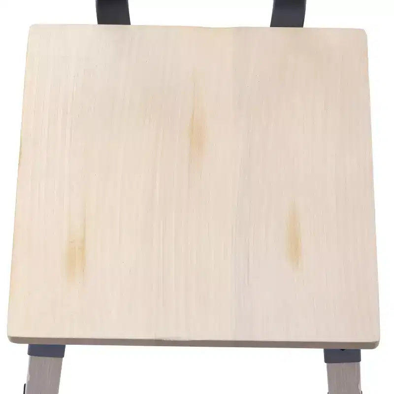 Chaises de salle à manger Merrick Lane avec supports en acier et repose-pieds - Lot de 4