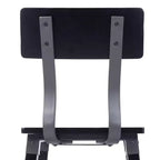 Chaises de salle à manger Merrick Lane avec supports en acier et repose-pieds - Lot de 4