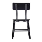 Chaises de salle à manger Merrick Lane avec supports en acier et repose-pieds - Lot de 4
