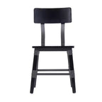 Chaises de salle à manger Merrick Lane avec supports en acier et repose-pieds - Lot de 4