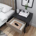 Table de chevet en bois massif Plank+Beam avec tiroir de rangement, petite table d'appoint moderne