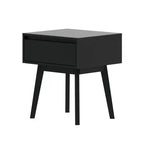 Table de chevet en bois massif Plank+Beam avec tiroir de rangement, petite table d'appoint moderne